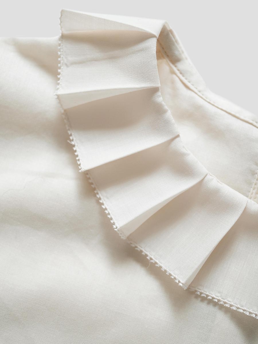 プリーツカラービブ