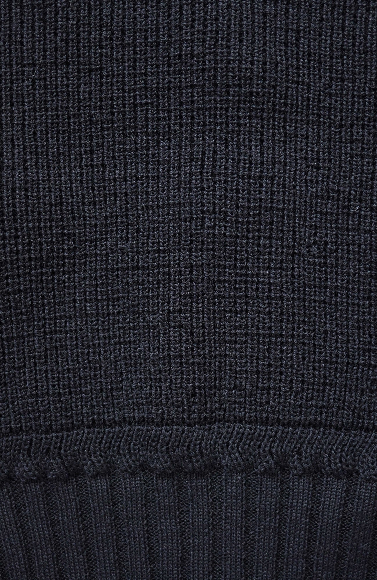 ワイドカラー2wayニット