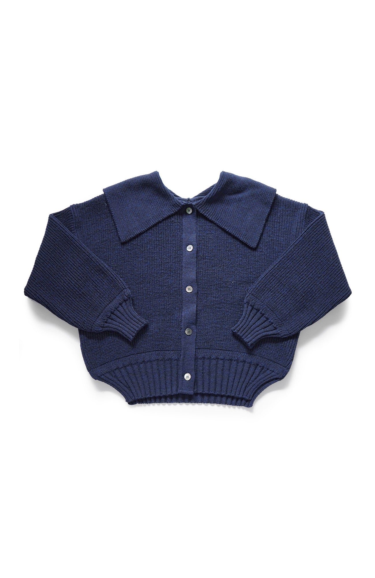 ワイドカラー2wayニット