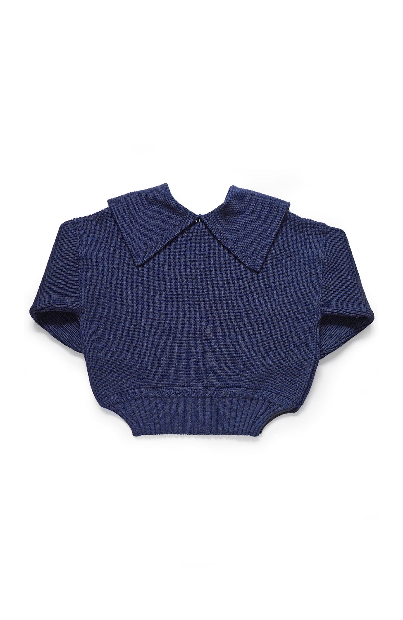 ワイドカラー2wayニット