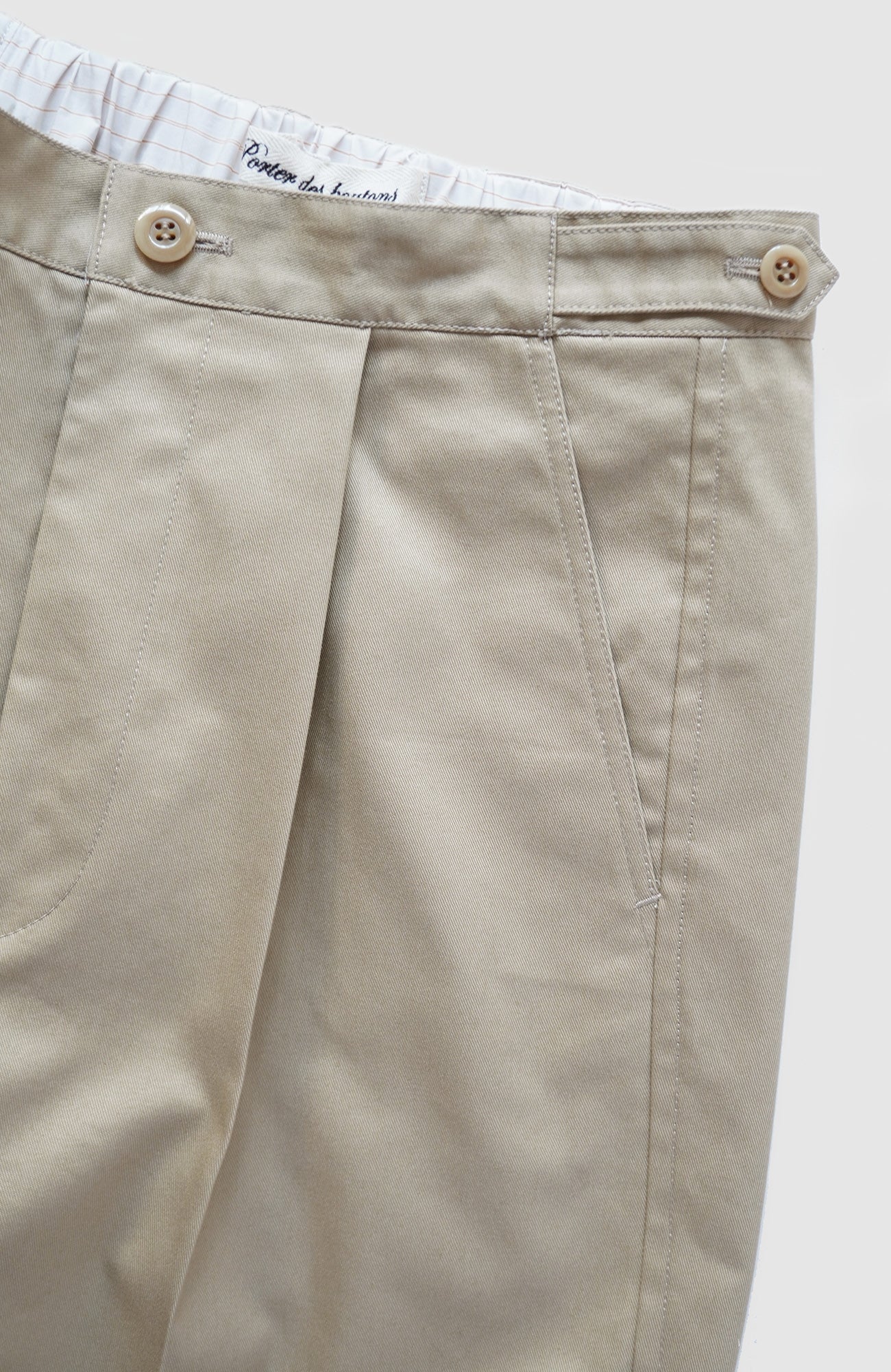 Center crease pants