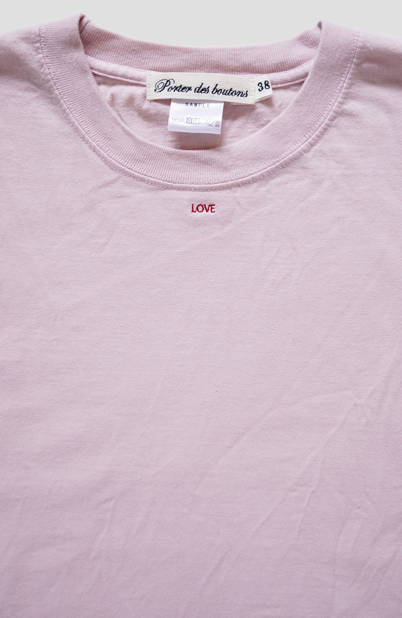 LOVE embroidered T-shirt