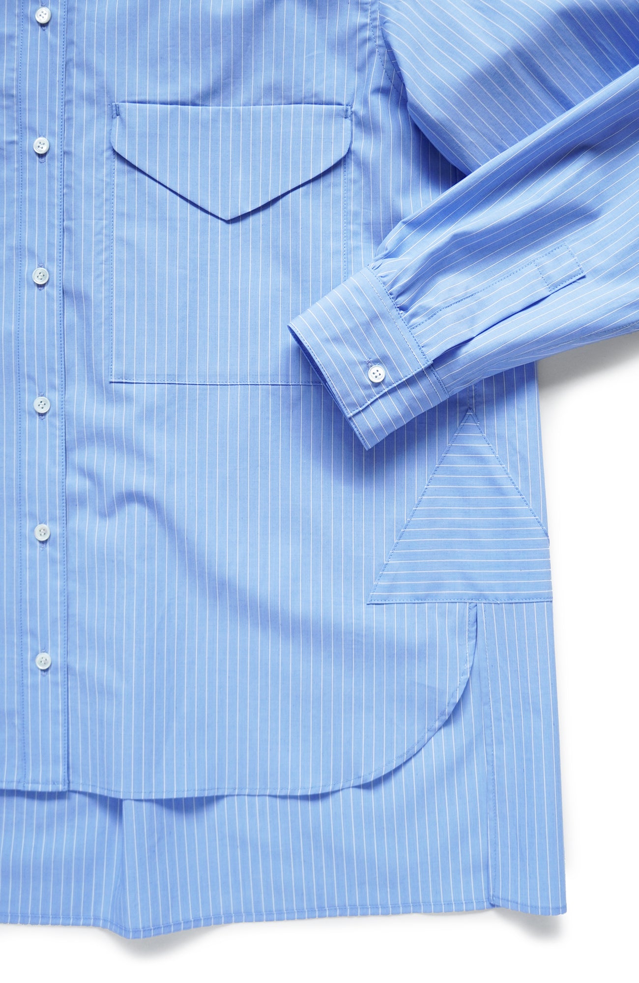 ストライプlettreシャツ(2023 Autumn Winter Collection)